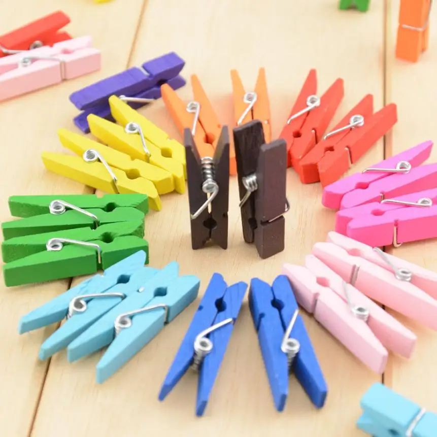 50pcs Mini Wooden Clothes Photo Peg Clothespin Craft Clips 35mm High Quality Home Decor 3JU15
50pcs Mini Wooden Clothes Photo Peg Clothespin Craft Clips 35mm High Quality Home Decor 3JU15