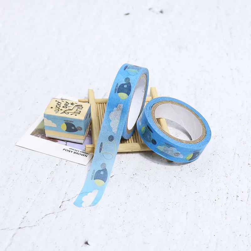 1pcs Cute Washi Tape Plane Masking Tape Self Adhesive Decor DIY Scrapbooking School Sticker Label Stationery,10mx1.5cm
1pcs Cute Washi Tape Plane Masking Tape Self Adhesive Decor DIY Scrapbooking School Sticker Label Stationery,10mx1.5cm