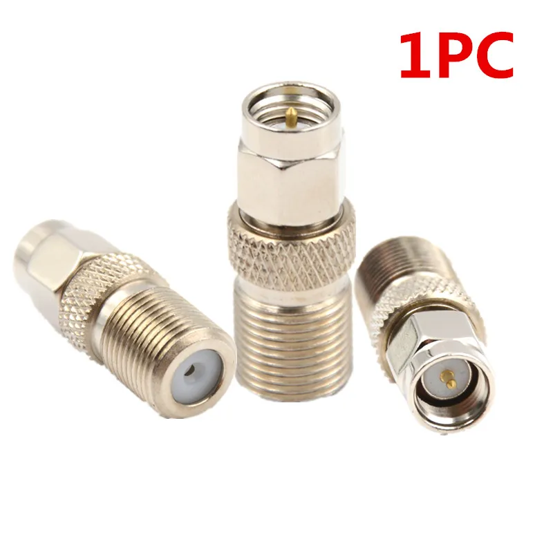 F Type Female To SMA Male Plug Coaxial Adapter Connector Silver Tone SMA RF Coax Connector Plug
F Type Female To SMA Male Plug Coaxial Adapter Connector Silver Tone SMA RF Coax Connector Plug