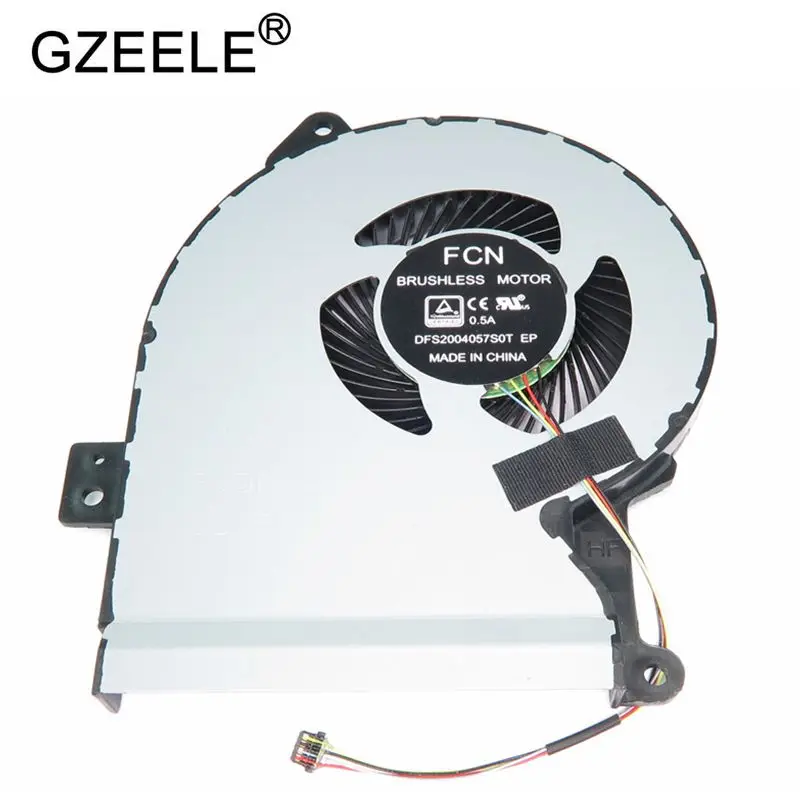 GZEELE NEW Laptop Cooling Fan For FCN DFS2004057S0T FJDN 5V 4PIN 13NB0CG0T11011 Laptop Cpu Cooling Fan
GZEELE NEW Laptop Cooling Fan For FCN DFS2004057S0T FJDN 5V 4PIN 13NB0CG0T11011 Laptop Cpu Cooling Fan