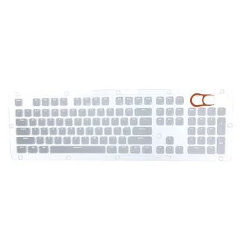 Universal Translucent Double Shot Crystal 104 KeyCaps Backlit for Cherry MX Keyboard Switch White Keys & Black Letters 56#
Universal Translucent Double Shot Crystal 104 KeyCaps Backlit for Cherry MX Keyboard Switch White Keys & Black Letters 56#