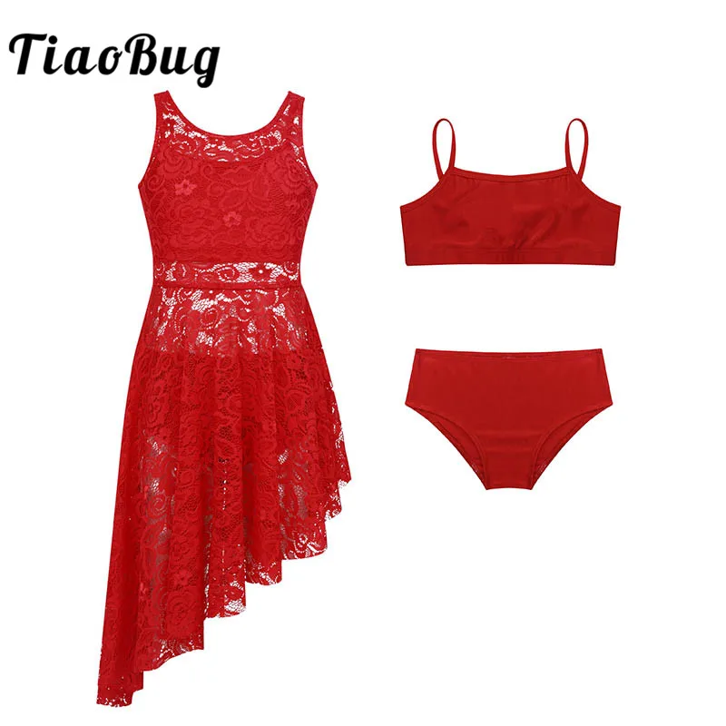 TiaoBug Kids Teens Lyrical Dance Costumes Set Girls Ballet Tutu Floral Lace Dress Gymnastics Shorts Tops Dress Suit Dance Wear
TiaoBug Kids Teens Lyrical Dance Costumes Set Girls Ballet Tutu Floral Lace Dress Gymnastics Shorts Tops Dress Suit Dance Wear
