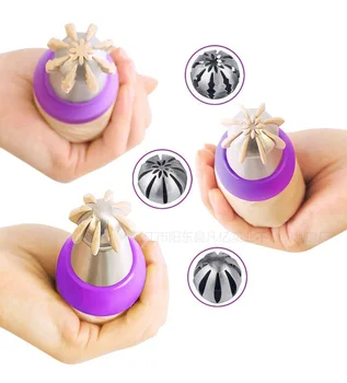 3Pcs/Set of Cake Stainless Stee Piping Nozzles Tips Cake Decoration Tools Kitchen Pastry Cupcake Baking Pastry Tools
3Pcs/Set of Cake Stainless Stee Piping Nozzles Tips Cake Decoration Tools Kitchen Pastry Cupcake Baking Pastry Tools