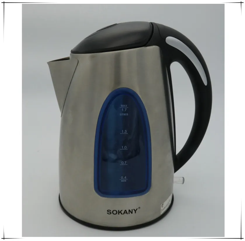 1.7 Household Electric Kettle Stainless Steel Electric Water Kettle With Safety Auto-off Function Quick Electric Boiling Pot
1.7 Household Electric Kettle Stainless Steel Electric Water Kettle With Safety Auto-off Function Quick Electric Boiling Pot