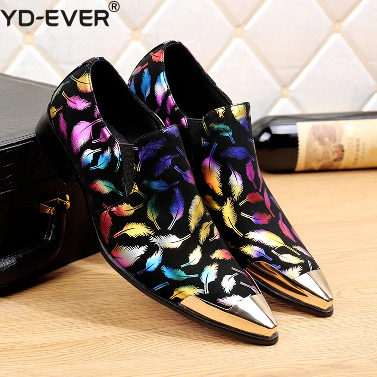 Italian Design Men Dress Shoes Vintage Genuine Leather Men Shoes Feathers Printed Wedding Handmade Loafers Slip on Men Flats
Italian Design Men Dress Shoes Vintage Genuine Leather Men Shoes Feathers Printed Wedding Handmade Loafers Slip on Men Flats