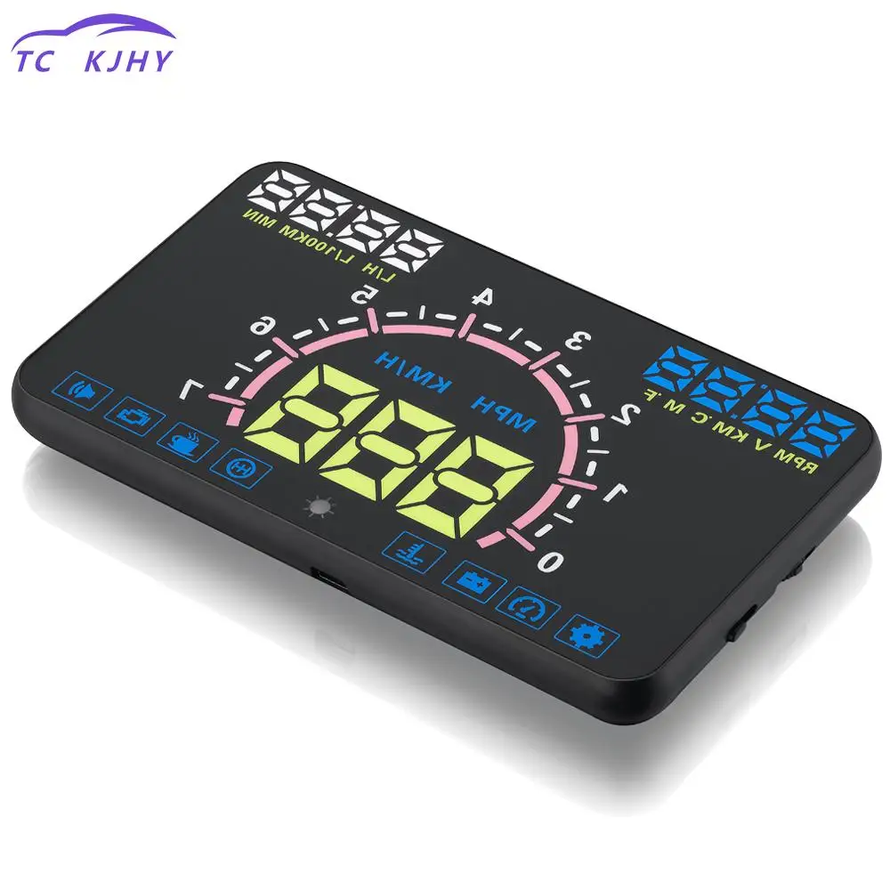 Hud Car Head Up Display 5.8 Inch Vehicle Speeding Warning Windshield Projector Car Styling Digital Car Speedometer Hud Projector
Hud Car Head Up Display 5.8 Inch Vehicle Speeding Warning Windshield Projector Car Styling Digital Car Speedometer Hud Projector