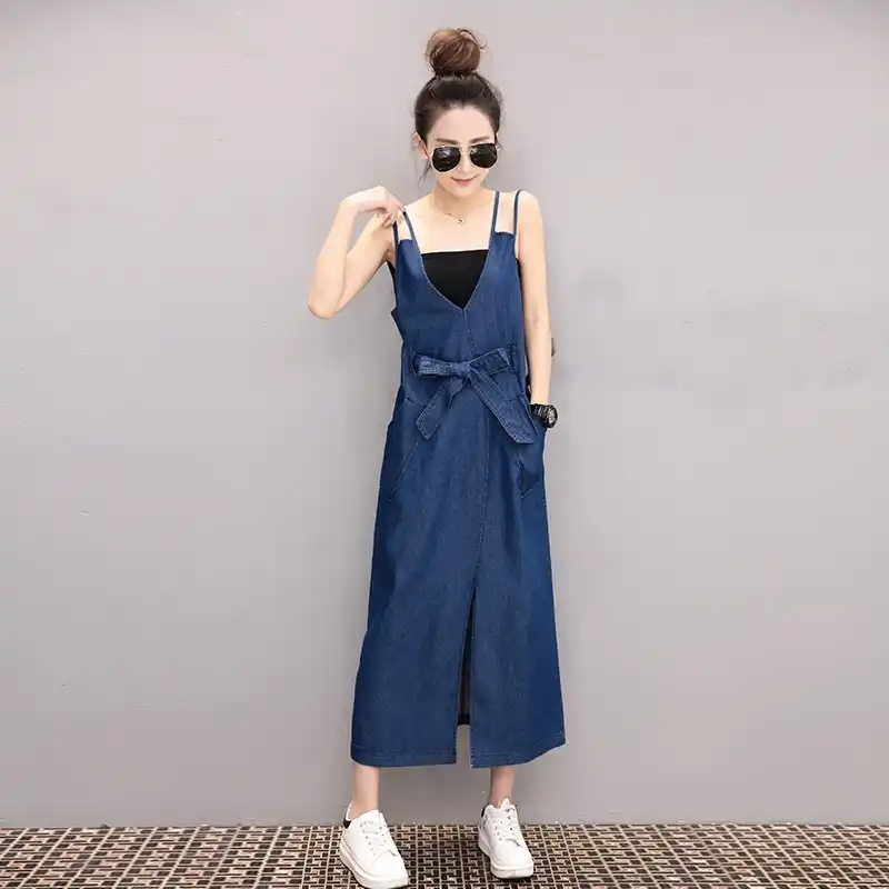 winter pinafore dress