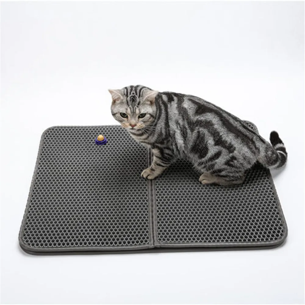 Black Cat Litter Mat Elastic EVA Double-Layer Clean Cats with Water Proof Trapper Mats with Waterproof Bottom Layer Foldable
Black Cat Litter Mat Elastic EVA Double-Layer Clean Cats with Water Proof Trapper Mats with Waterproof Bottom Layer Foldable