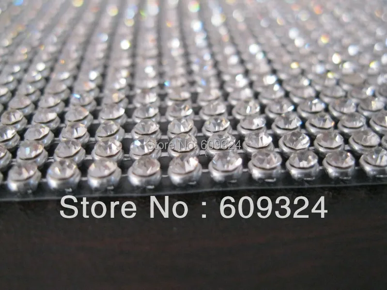 Wholesale - 24 Rows Diamond Ribbon Trim 48inch long with 3mm Real Rhinestone Crystal Bling trim
Wholesale - 24 Rows Diamond Ribbon Trim 48inch long with 3mm Real Rhinestone Crystal Bling trim