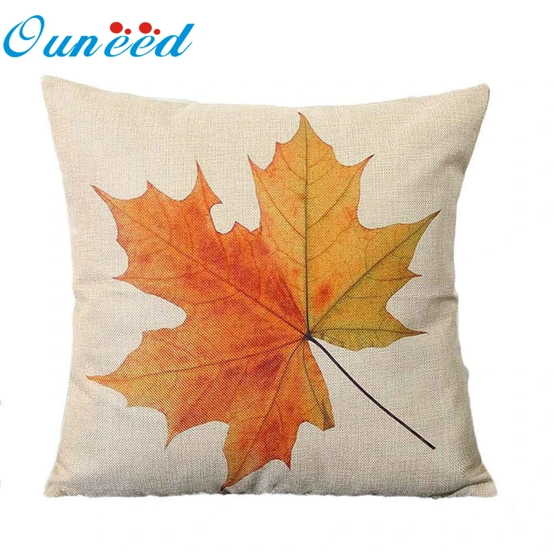 Ouneed 45 cm * 45 cm Maple Leaf Printed decorative throw pillow cover cases for Home 2017 Gift 1PC Drop
Ouneed 45 cm * 45 cm Maple Leaf Printed decorative throw pillow cover cases for Home 2017 Gift 1PC Drop