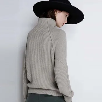 High Collar Knitted Sweaters Loose Cashmere Sweaters Fall Winter New Sweaters Korean Style Pullover Women Tops Pull Femme
High Collar Knitted Sweaters Loose Cashmere Sweaters Fall Winter New Sweaters Korean Style Pullover Women Tops Pull Femme