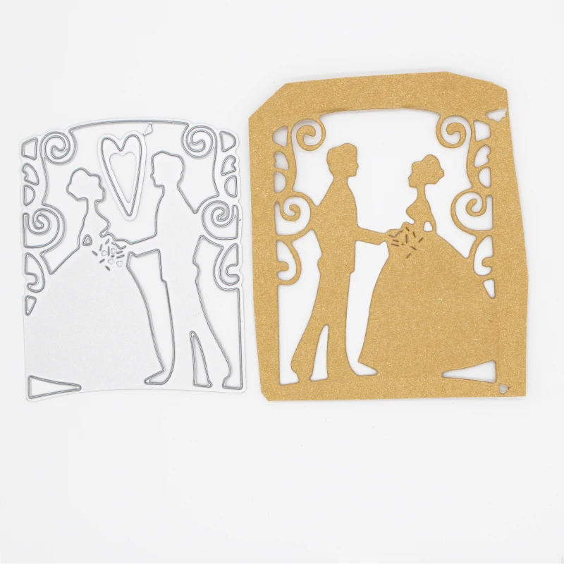 Bride and groom Metal Cutting Dies For DIY Scrapbooking Embossing Photo Album Paper Cards Crafts 58*74 mm
Bride and groom Metal Cutting Dies For DIY Scrapbooking Embossing Photo Album Paper Cards Crafts 58*74 mm