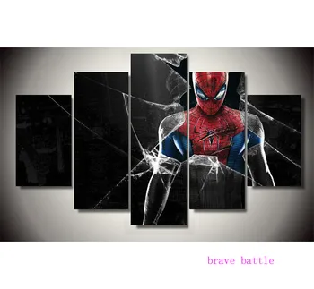 The Amazing Spider-Man 5 Pieces Canvas Painting Print Living Room Home Decor Modern Wall Art Oil Painting
The Amazing Spider-Man 5 Pieces Canvas Painting Print Living Room Home Decor Modern Wall Art Oil Painting