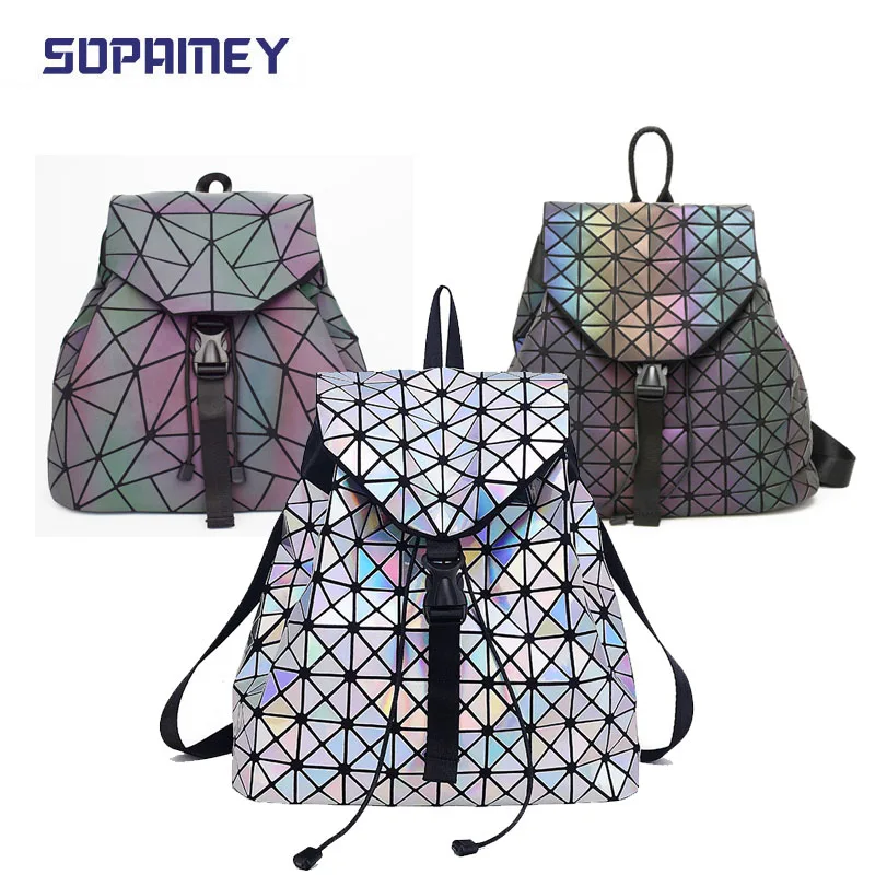 New Bao bag Luminous Backpack Fashion Women Backpack Geometric Student's School Backpacks For Teenage Girl Hologram Bags Mochila
New Bao bag Luminous Backpack Fashion Women Backpack Geometric Student's School Backpacks For Teenage Girl Hologram Bags Mochila