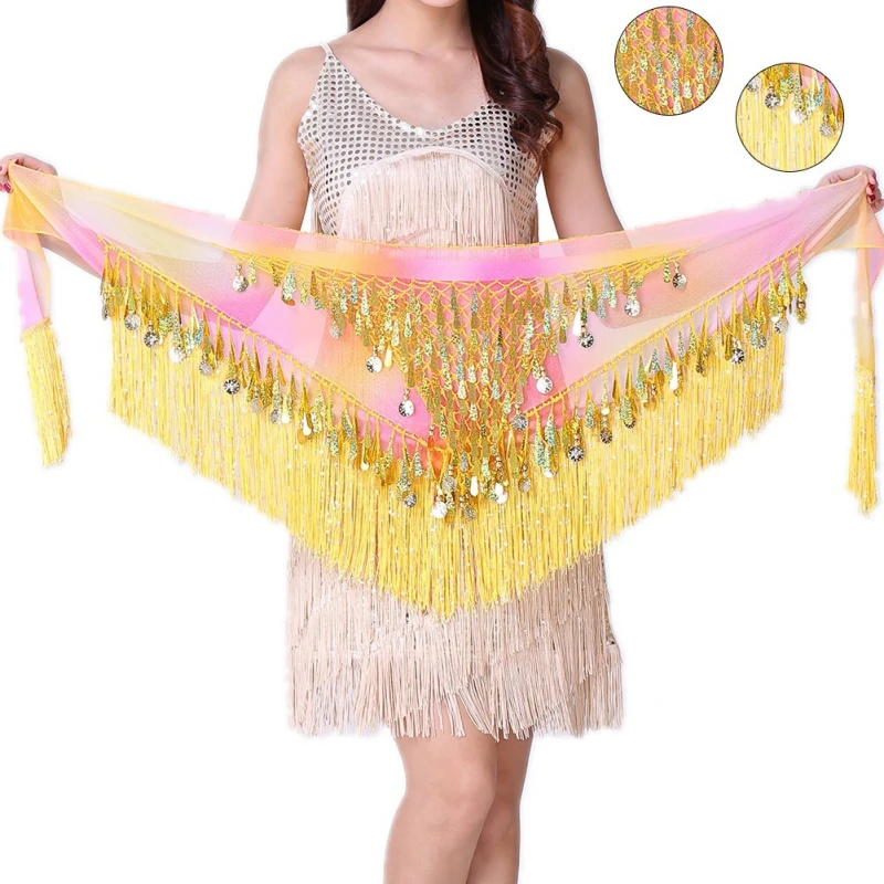 Newest Sequin Belly Dancing Costume Hip Scarf Tribal Triangle Tassel Belt Crochet
Newest Sequin Belly Dancing Costume Hip Scarf Tribal Triangle Tassel Belt Crochet