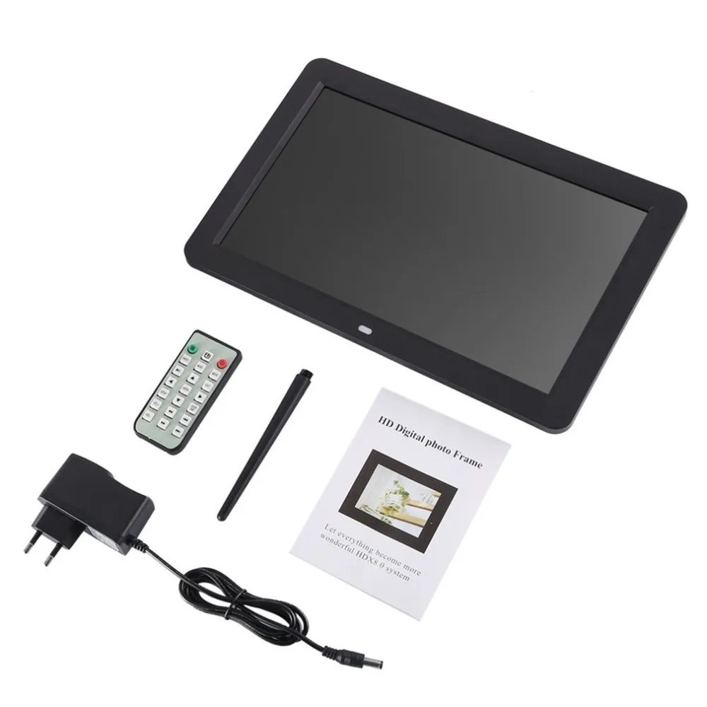 12 Inch HD TFT LED Wide Screen Muitifunctional Digital Picture Frame Support Wireless Remote View Pictures Perfect Gift Hot Sale
12 Inch HD TFT LED Wide Screen Muitifunctional Digital Picture Frame Support Wireless Remote View Pictures Perfect Gift Hot Sale