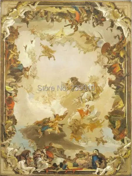 

free shipping classical Religious figure canvas prints oil painting angels portrait oil painting printed on canvas unframed