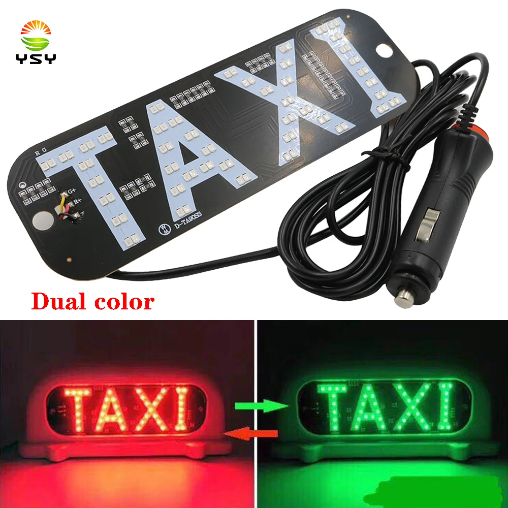 YSY 1pcs Taxi top light Taxi Led Car Windscreen Cab indicator Lamp Sign Red/Green Dual color LED Windshield Taxi Light Lamp 12V
YSY 1pcs Taxi top light Taxi Led Car Windscreen Cab indicator Lamp Sign Red/Green Dual color LED Windshield Taxi Light Lamp 12V