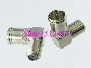10pcs Slide-on Adapter F TV plug male to F TV female connector right angle push-on
10pcs Slide-on Adapter F TV plug male to F TV female connector right angle push-on