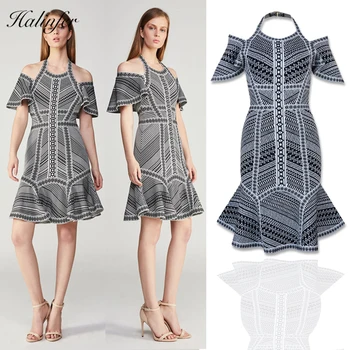 Halinfer 2018 New summer women dress sexy body Halter Striped Ruffles Mini Rayon celebrity party dresses vestidos
Halinfer 2018 New summer women dress sexy body Halter Striped Ruffles Mini Rayon celebrity party dresses vestidos