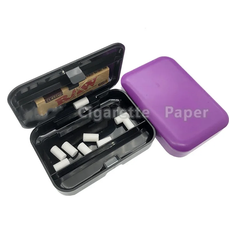 110*75mm Simple Purple Black Rolling Tray Plastic Creative Design Cigarette Accessories Desktop Coin Storage Box
110*75mm Simple Purple Black Rolling Tray Plastic Creative Design Cigarette Accessories Desktop Coin Storage Box