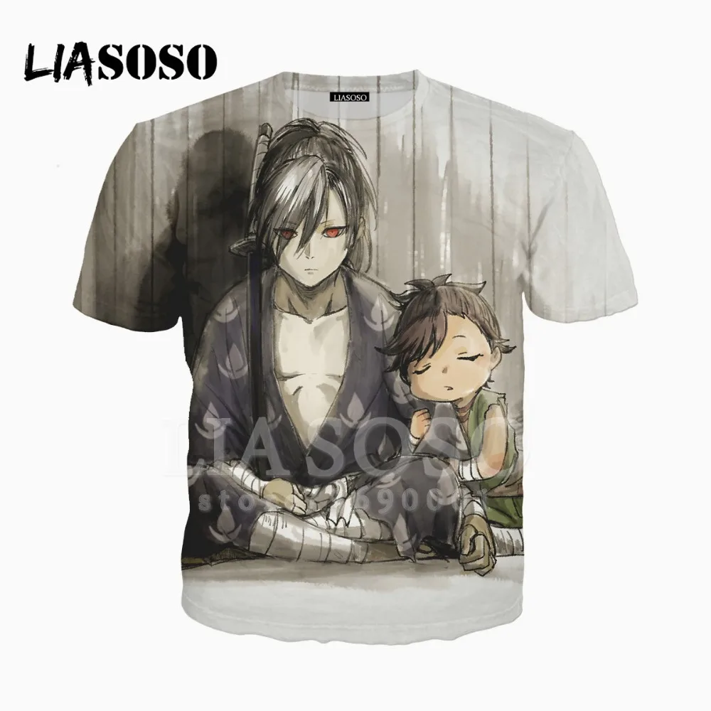 LIASOSO 3D Print Women Men New Anime Dororo Tshirt Summer T-shirt Hip Hop O-neck Pullover Casual Youth Short Sleeve X2051
LIASOSO 3D Print Women Men New Anime Dororo Tshirt Summer T-shirt Hip Hop O-neck Pullover Casual Youth Short Sleeve X2051