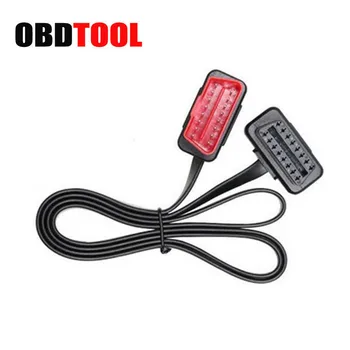 110CM Flat Thin Noodle OBD2 Extension Cable ELM327 OBD 16pin Convert Adapter Male Female Splitter Car Diagnostic Connector JC10
110CM Flat Thin Noodle OBD2 Extension Cable ELM327 OBD 16pin Convert Adapter Male Female Splitter Car Diagnostic Connector JC10
