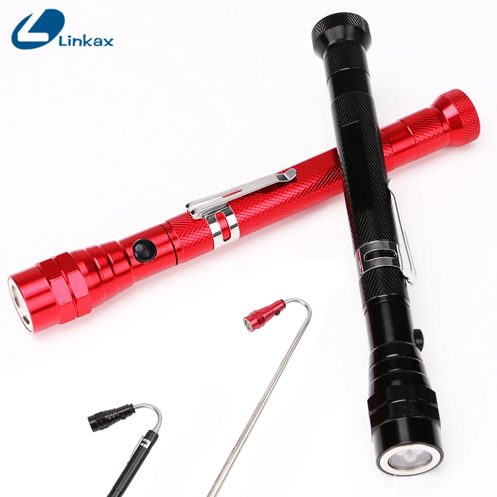 Portable Flexible Flashlight Telescopic 360 Degree 3 LED Outdoor Torch Magnetic Pick Up Tool Lamp Light
Portable Flexible Flashlight Telescopic 360 Degree 3 LED Outdoor Torch Magnetic Pick Up Tool Lamp Light