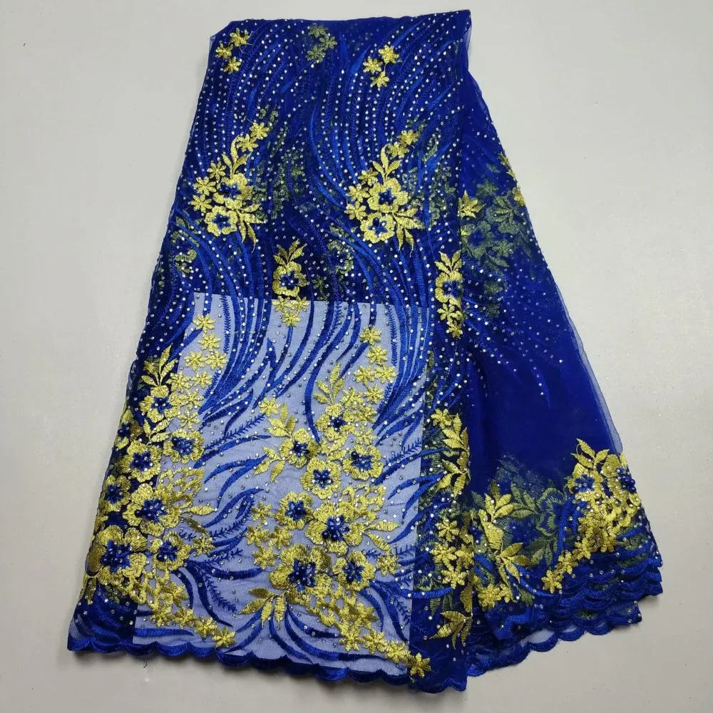 Africa's new design beaded lace fabrics, Nigeria high quality embroidered tulle fabric dress fabrics
Africa's new design beaded lace fabrics, Nigeria high quality embroidered tulle fabric dress fabrics