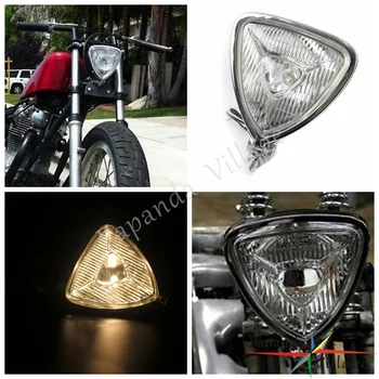 Papanda Motorbike Chrome Housing Clear Lens Old School Triangle Spot Headlight Custom for Harley Bobbers Chopers Cruisers
Papanda Motorbike Chrome Housing Clear Lens Old School Triangle Spot Headlight Custom for Harley Bobbers Chopers Cruisers