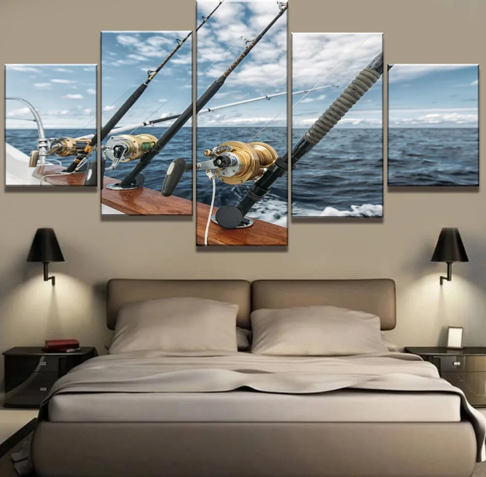 5 Piece HD Print Large Fishing In The Sea Modern Decorative Paintings on Canvas Wall Art for Home Decorations Wall Decor
5 Piece HD Print Large Fishing In The Sea Modern Decorative Paintings on Canvas Wall Art for Home Decorations Wall Decor