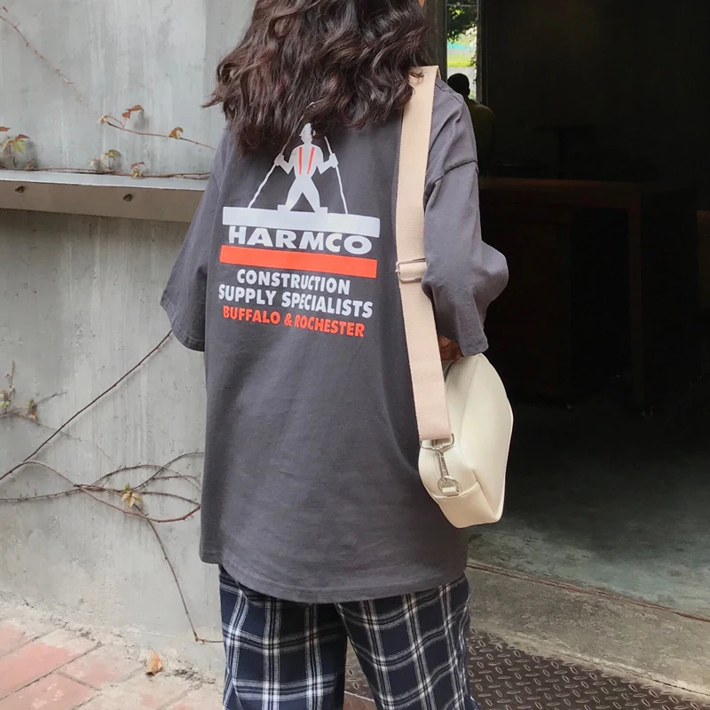2 colors 2019 summer korean chic style letter print basic short sleeve t-shirts womens tops cropped tee shirt femme (C6316)
2 colors 2019 summer korean chic style letter print basic short sleeve t-shirts womens tops cropped tee shirt femme (C6316)