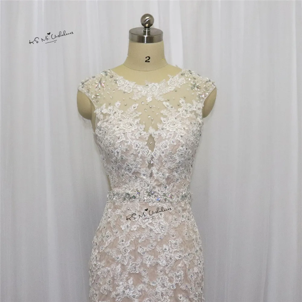 Vestido de Formatura Sexy Lace Prom Dresses 2017 Backless Mermaid Evening Gowns Long Rhinestones Galajurken Cap Sleeve Champagne
Vestido de Formatura Sexy Lace Prom Dresses 2017 Backless Mermaid Evening Gowns Long Rhinestones Galajurken Cap Sleeve Champagne