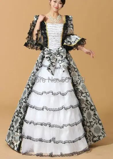 black lace embroidery ruffles Medieval Renaissance gown queen princess dress Victorian Goth/Marie Antoinette/ Belle Ball
black lace embroidery ruffles Medieval Renaissance gown queen princess dress Victorian Goth/Marie Antoinette/ Belle Ball