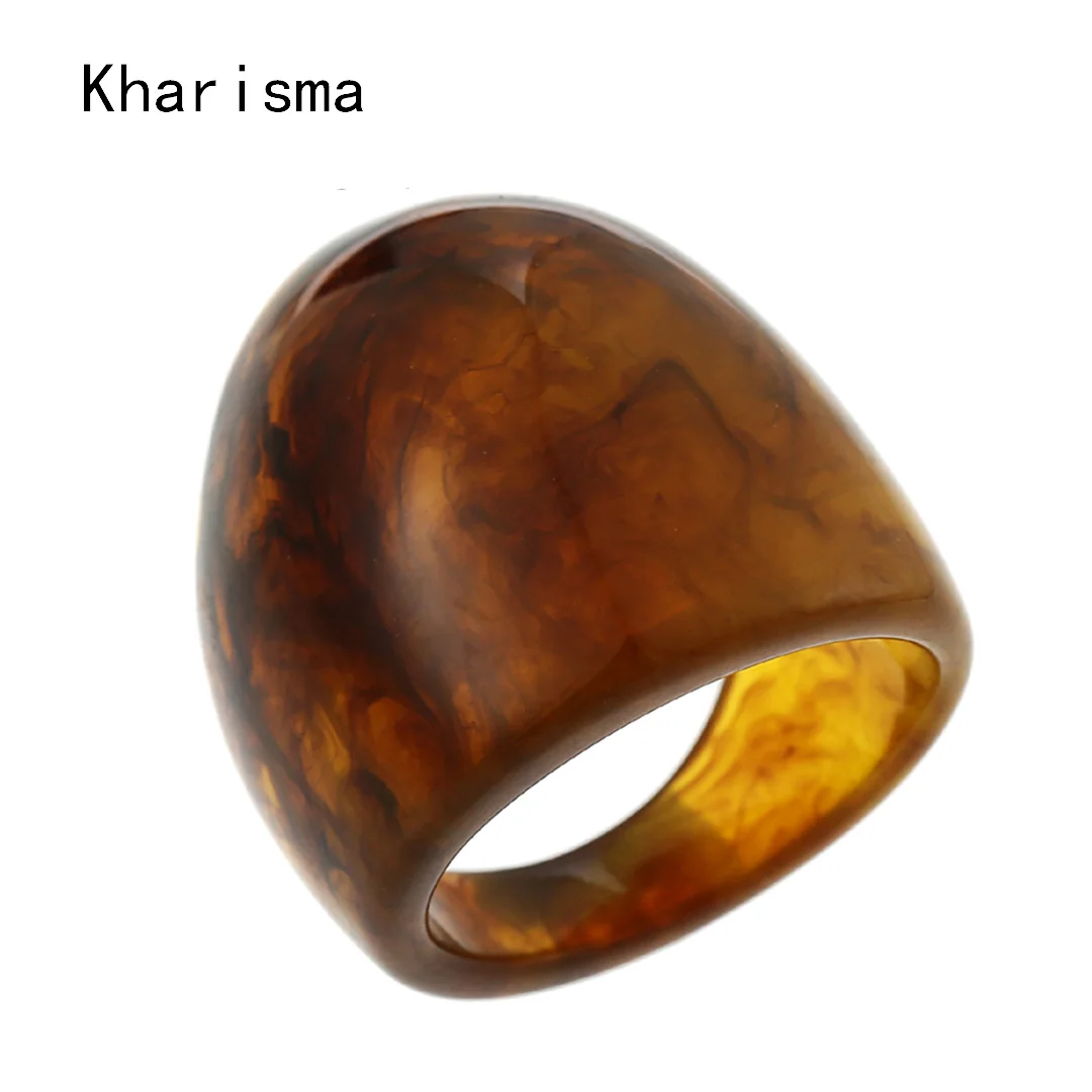 KHARISMA 2019 Fashion Women Big Size Irregular Red Brown Blue Resin Rings For Women Lady Party Wedding Gifts Jewelry Accessories
KHARISMA 2019 Fashion Women Big Size Irregular Red Brown Blue Resin Rings For Women Lady Party Wedding Gifts Jewelry Accessories
