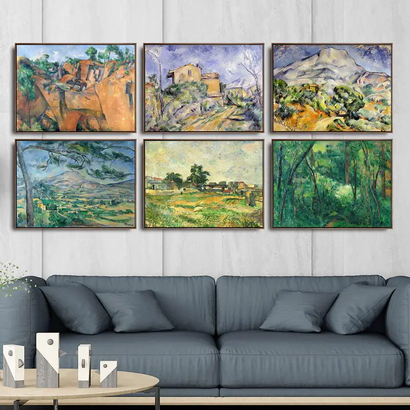 Home Decoration Art Wall Pictures Fro Living Room Poster Print Canvas Paintings French Paul Cezanne Landscape painting
Home Decoration Art Wall Pictures Fro Living Room Poster Print Canvas Paintings French Paul Cezanne Landscape painting