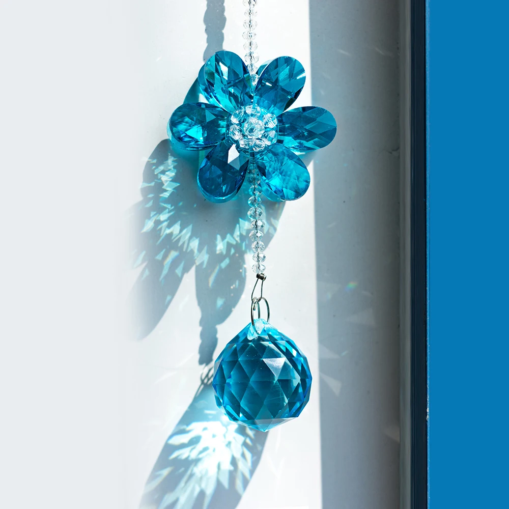 Flower Window Hanging Suncatcher Crystal Octagon Beads Chain Sphere Chandelier Lamps Light Pendant Curtain Wedding Decoration
Flower Window Hanging Suncatcher Crystal Octagon Beads Chain Sphere Chandelier Lamps Light Pendant Curtain Wedding Decoration