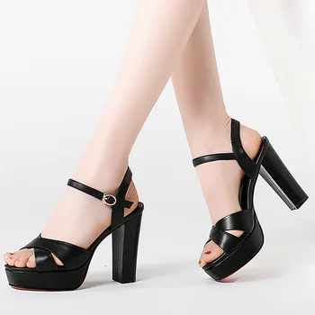 Dilalula 2019 Chic Elegant Genuine Leather High Heels Office Women Shoes Platform Party Sandals ankle-strap Shoes Woman
Dilalula 2019 Chic Elegant Genuine Leather High Heels Office Women Shoes Platform Party Sandals ankle-strap Shoes Woman
