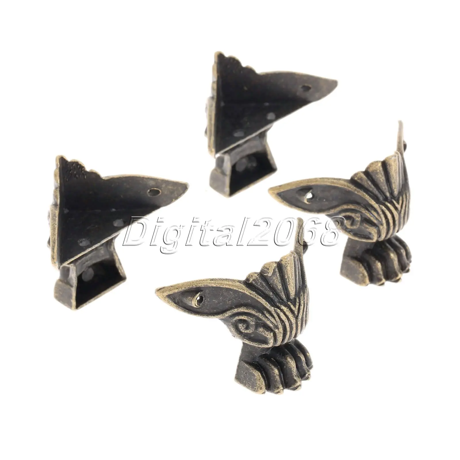 4pcs 49x26x41mm Mini Mental Bronze Corner Protector Jewelry Box Gift Wine Chest Box Wood Case Decorative Feet Leg Corner Guard
4pcs 49x26x41mm Mini Mental Bronze Corner Protector Jewelry Box Gift Wine Chest Box Wood Case Decorative Feet Leg Corner Guard