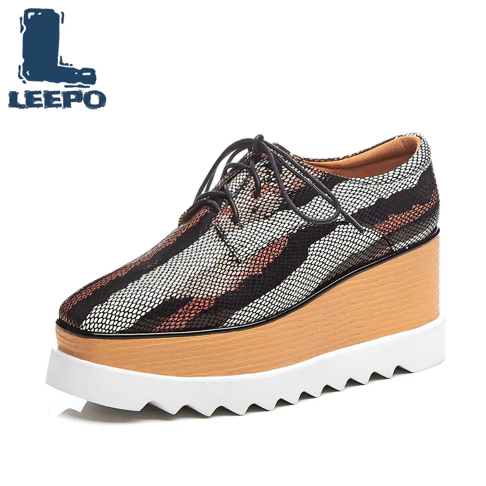 LEEPO Flat Platform for Women Mixed Colors Stripe Shoes Woman Luxury Handmade Genuine Leather Shoes Female Retro Platform Flats
LEEPO Flat Platform for Women Mixed Colors Stripe Shoes Woman Luxury Handmade Genuine Leather Shoes Female Retro Platform Flats