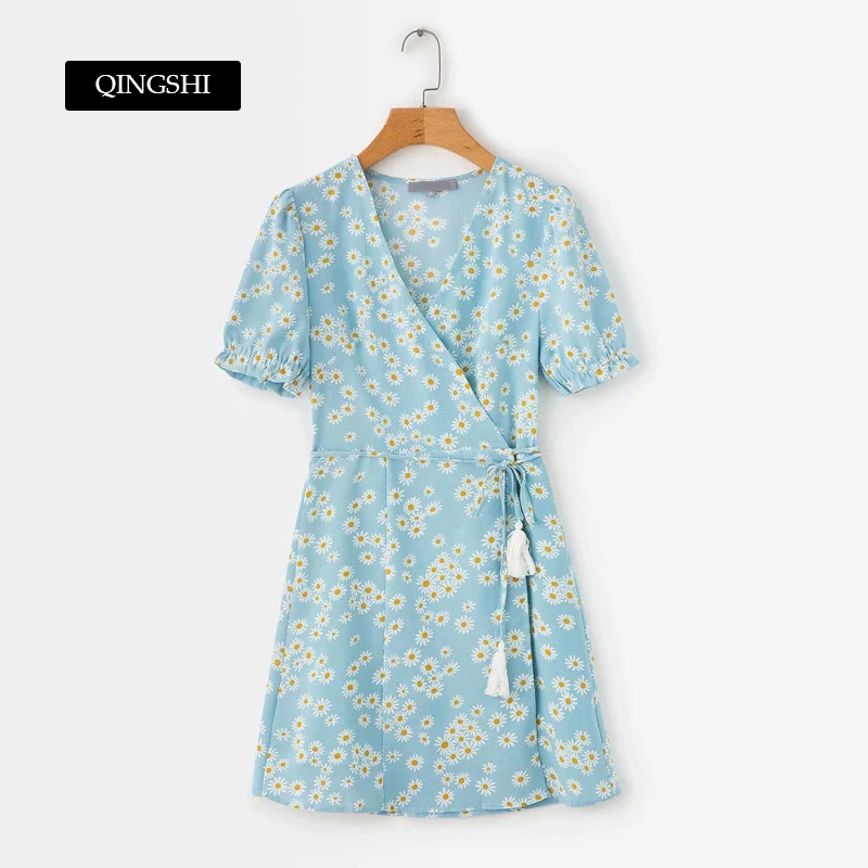 Puff Sleeve Women Sweet Dress Daisy Print High Waist Women Tassel Dress Vestidos Kawaii Cute Dress Streetwear Beach Winter Dress
Puff Sleeve Women Sweet Dress Daisy Print High Waist Women Tassel Dress Vestidos Kawaii Cute Dress Streetwear Beach Winter Dress