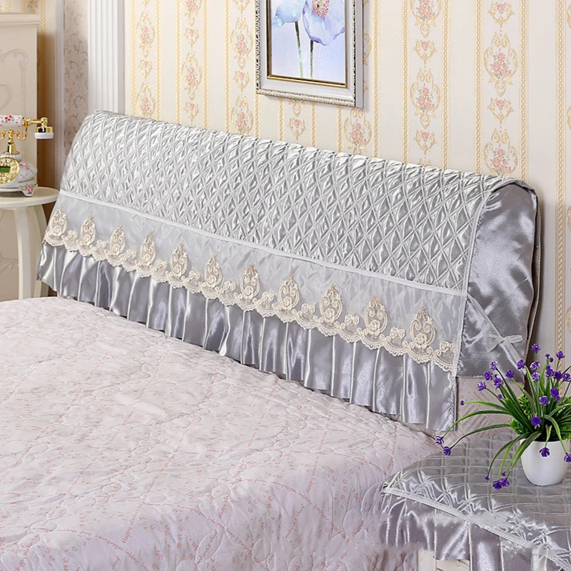 Bed Head Cover Protective Cover Washable Dust Cover Headboard Cover with Embroidery Lace Storage Bag for Phone Remote Control
Bed Head Cover Protective Cover Washable Dust Cover Headboard Cover with Embroidery Lace Storage Bag for Phone Remote Control