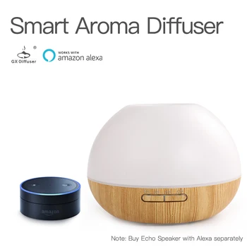 GX.Diffuser Smart WIFI Ultrasonic Humidifier 300ML Aromatherapy Diffuser Alexa APP Control Aroma Diffuser LED Oil Mist Maker
GX.Diffuser Smart WIFI Ultrasonic Humidifier 300ML Aromatherapy Diffuser Alexa APP Control Aroma Diffuser LED Oil Mist Maker