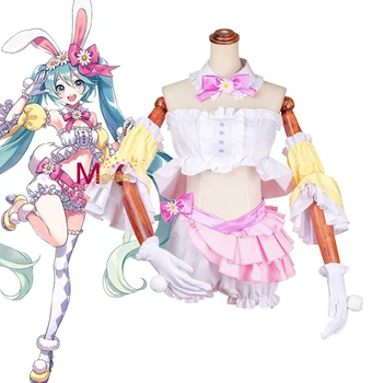 Anime Vocaloid Hatsune Miku Cosplay Costume Rabbit Ears Lovely Lolita Dress Halloween Carnival Party Women Customized
Anime Vocaloid Hatsune Miku Cosplay Costume Rabbit Ears Lovely Lolita Dress Halloween Carnival Party Women Customized