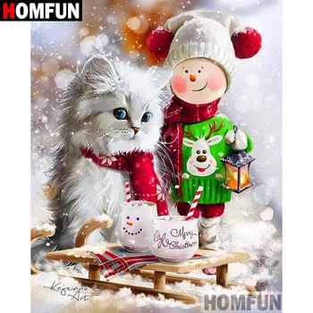 HOMFUN Full Square/Round Drill 5D DIY Diamond Painting "Cat, child " Embroidery Cross Stitch 5D Home Decor Gift A09502
HOMFUN Full Square/Round Drill 5D DIY Diamond Painting "Cat, child " Embroidery Cross Stitch 5D Home Decor Gift A09502