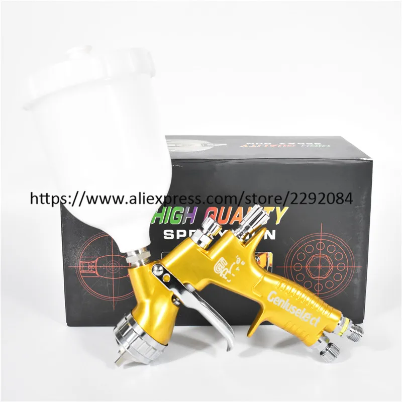 high quality professional GTI pro lite golden painting gun TE20/T110 1.3mm nozzle spray gun paint gun water based air spray gun
high quality professional GTI pro lite golden painting gun TE20/T110 1.3mm nozzle spray gun paint gun water based air spray gun