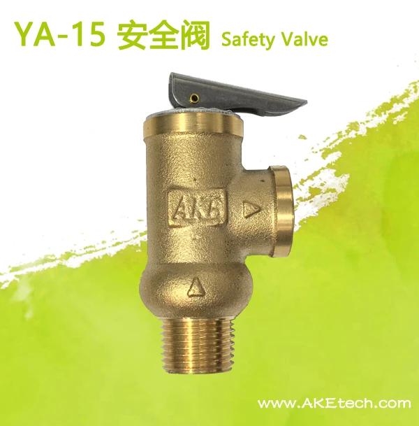 YA-15 YA-20 AKE Brass Safety Valve Pressure Relief Valve Pressure Reducing relief Valve for boiler gas cylinder cooker water hea
YA-15 YA-20 AKE Brass Safety Valve Pressure Relief Valve Pressure Reducing relief Valve for boiler gas cylinder cooker water hea