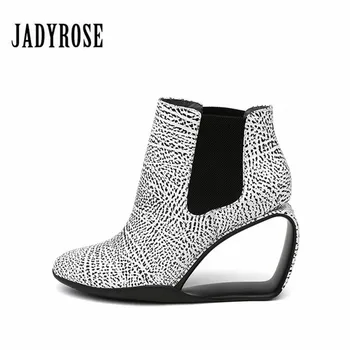 Jady Rose Designer Wedges High Heel Women Shoes Leather Winter Ankle Boots Feminina White Striped Shoes Women Elastic Band Pumps
Jady Rose Designer Wedges High Heel Women Shoes Leather Winter Ankle Boots Feminina White Striped Shoes Women Elastic Band Pumps