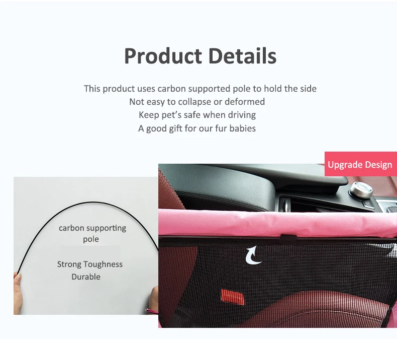 Dog Car Seat Carrier (3)