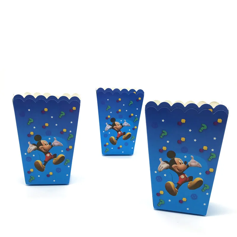 6Pcs 14*9*6cm Mickey Mouse Theme Popcorn Boxes Kid Girl Birthday Party Cartoon Disposable Popcorn Box Candy Box Supplies
6Pcs 14*9*6cm Mickey Mouse Theme Popcorn Boxes Kid Girl Birthday Party Cartoon Disposable Popcorn Box Candy Box Supplies